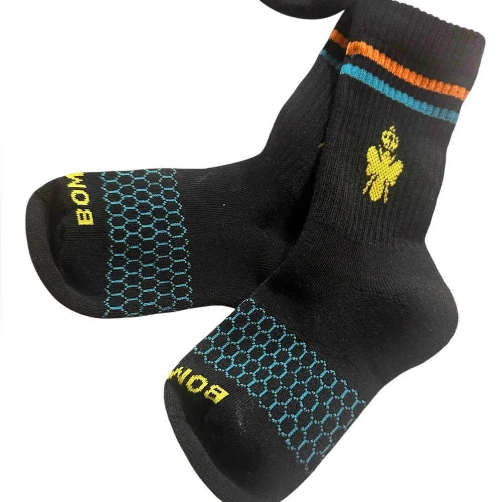 Bombas Honeycomb Arch Support Crew‎ Socks Size XS Bundle of 2 NEW